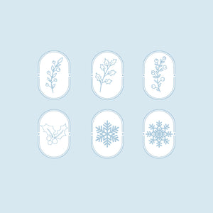 Full Set - Winter Flower Stamps